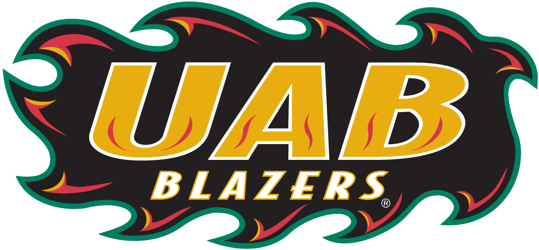 UAB Blazers 1996-2014 Wordmark Logo 01 vinyl decal